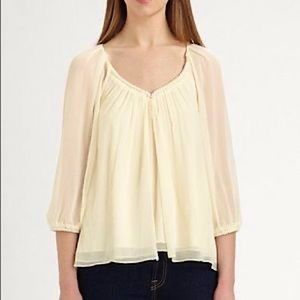 Diane von furstenberg blouse. Flowy v neckline